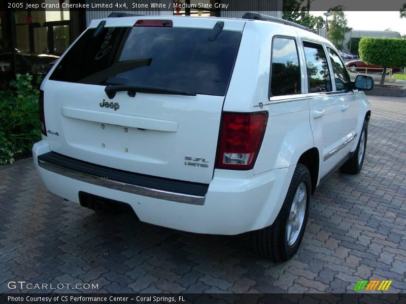 Stone White / Medium Slate Gray 2005 Jeep Grand Cherokee Limited 4x4
