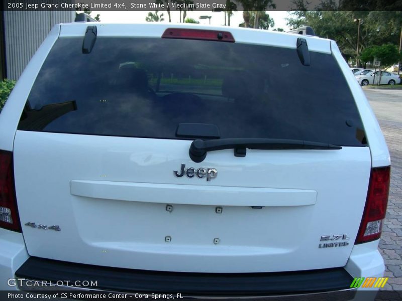 Stone White / Medium Slate Gray 2005 Jeep Grand Cherokee Limited 4x4