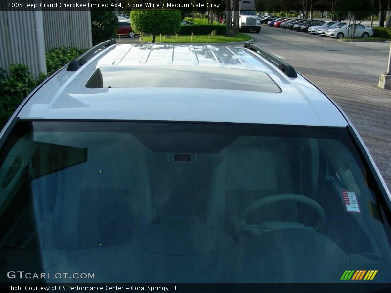Stone White / Medium Slate Gray 2005 Jeep Grand Cherokee Limited 4x4