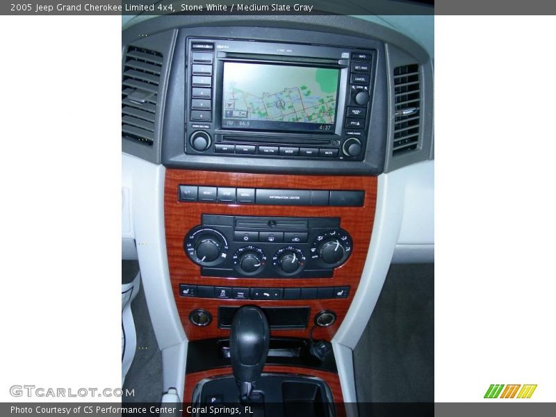 Stone White / Medium Slate Gray 2005 Jeep Grand Cherokee Limited 4x4