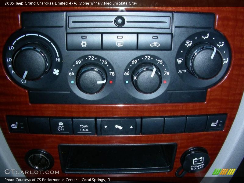 Stone White / Medium Slate Gray 2005 Jeep Grand Cherokee Limited 4x4