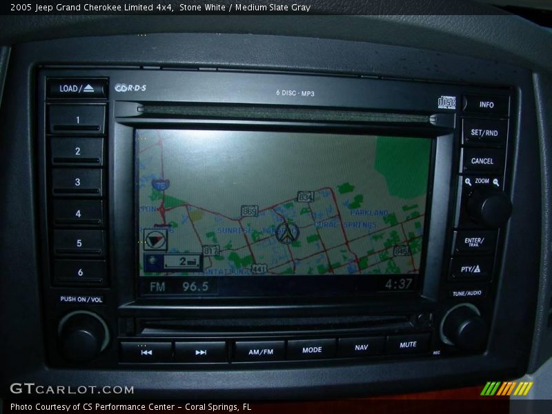 Stone White / Medium Slate Gray 2005 Jeep Grand Cherokee Limited 4x4