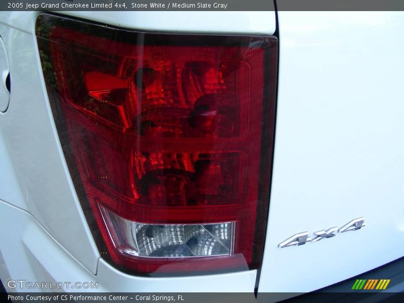 Stone White / Medium Slate Gray 2005 Jeep Grand Cherokee Limited 4x4