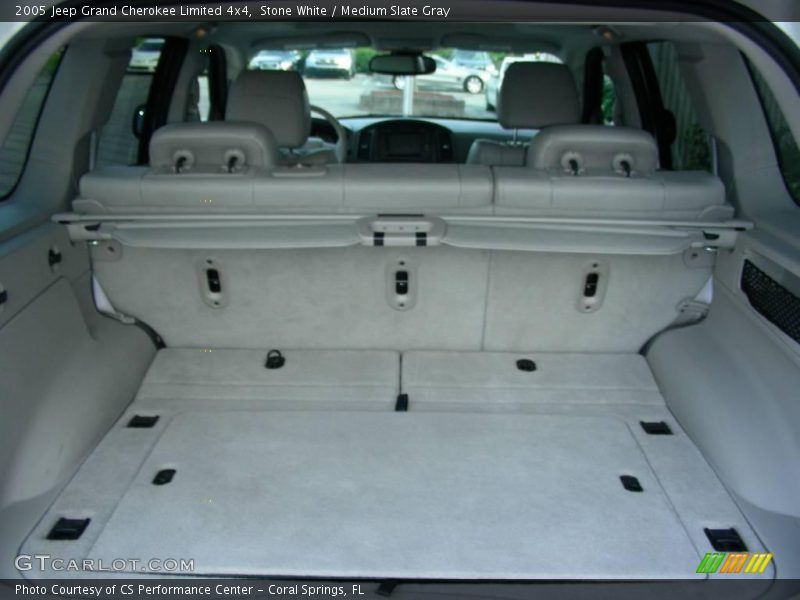 Stone White / Medium Slate Gray 2005 Jeep Grand Cherokee Limited 4x4