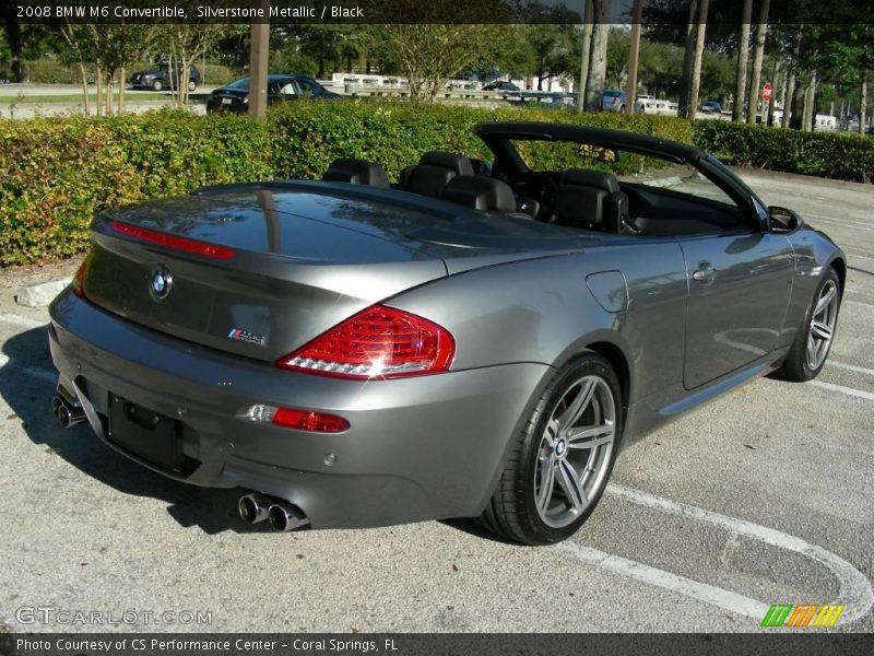 Silverstone Metallic / Black 2008 BMW M6 Convertible