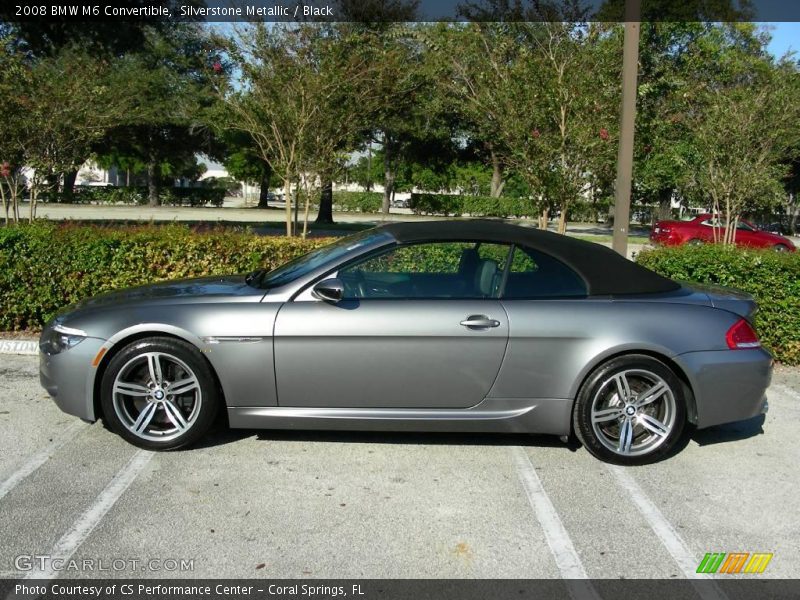Silverstone Metallic / Black 2008 BMW M6 Convertible