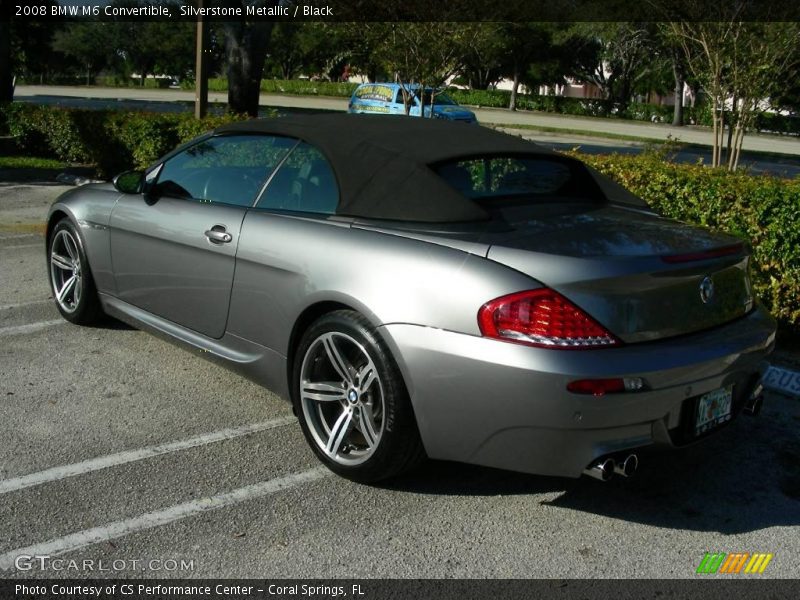 Silverstone Metallic / Black 2008 BMW M6 Convertible