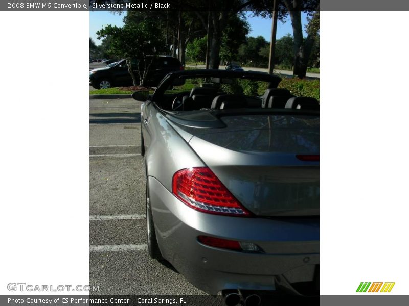 Silverstone Metallic / Black 2008 BMW M6 Convertible