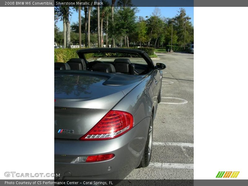 Silverstone Metallic / Black 2008 BMW M6 Convertible