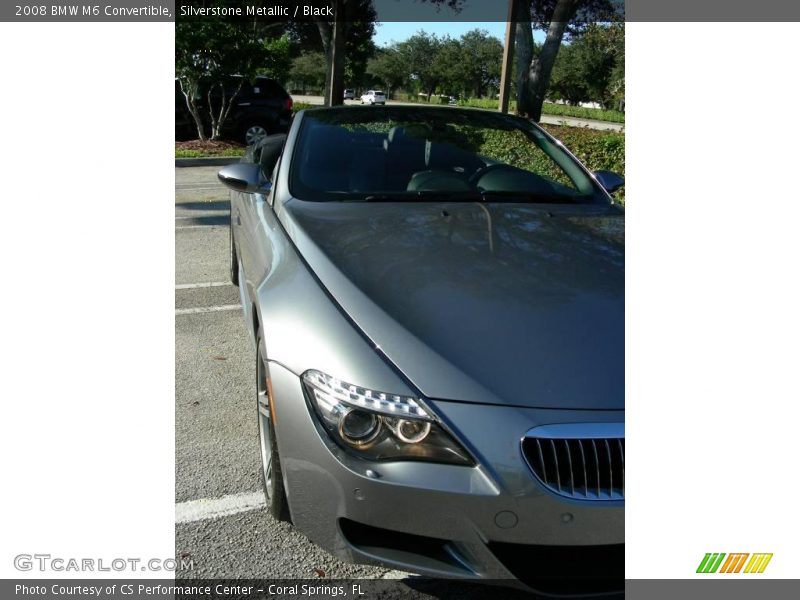 Silverstone Metallic / Black 2008 BMW M6 Convertible