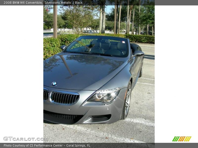 Silverstone Metallic / Black 2008 BMW M6 Convertible