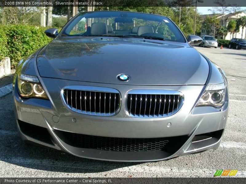 Silverstone Metallic / Black 2008 BMW M6 Convertible