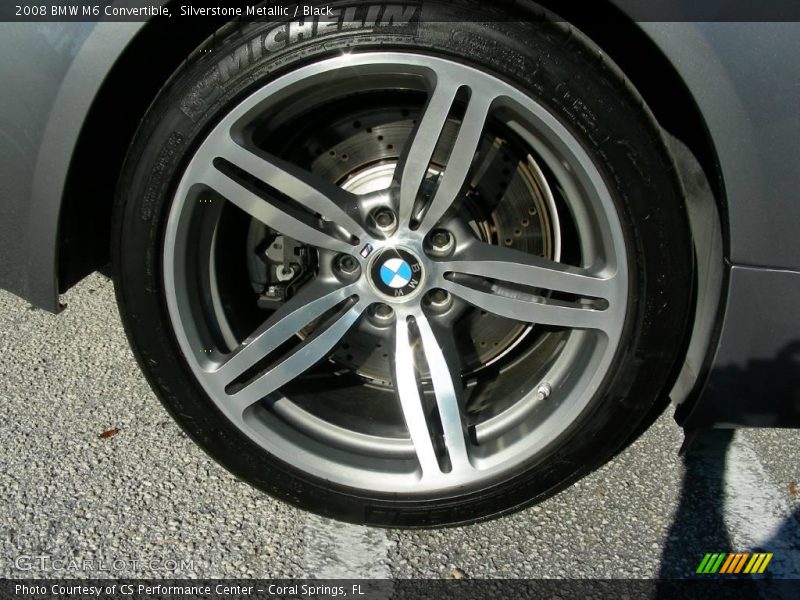 Silverstone Metallic / Black 2008 BMW M6 Convertible