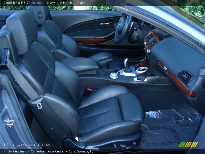 Silverstone Metallic / Black 2008 BMW M6 Convertible