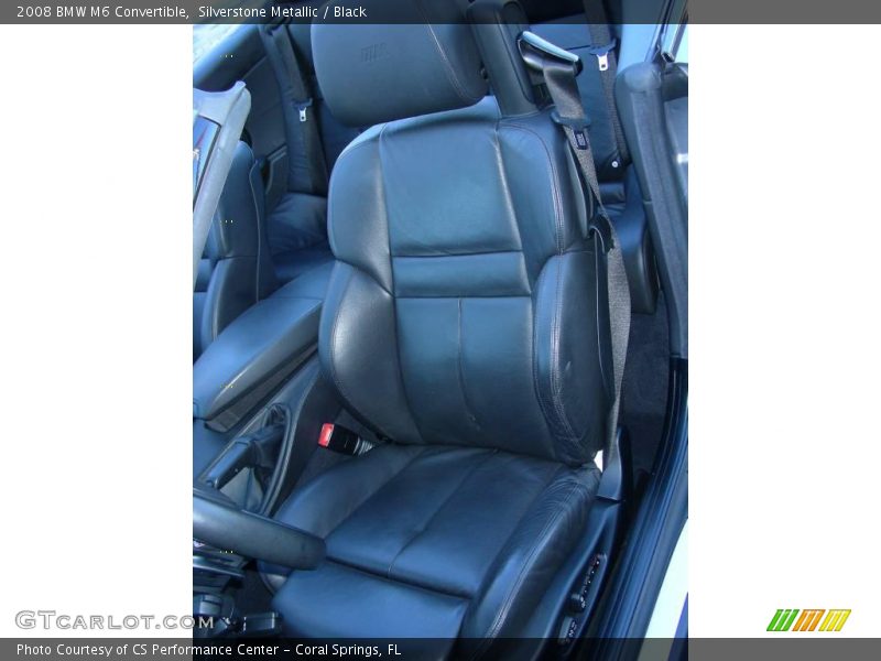 Silverstone Metallic / Black 2008 BMW M6 Convertible