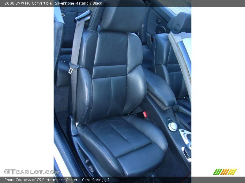 Silverstone Metallic / Black 2008 BMW M6 Convertible
