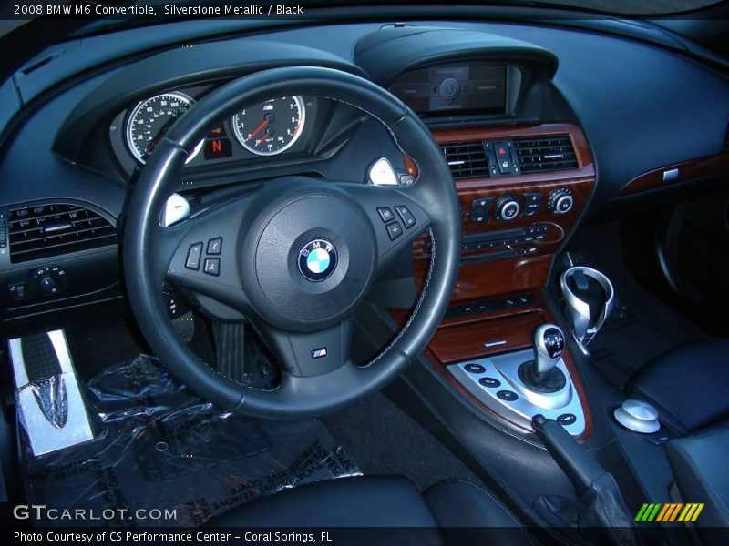 Silverstone Metallic / Black 2008 BMW M6 Convertible