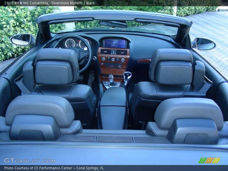 Silverstone Metallic / Black 2008 BMW M6 Convertible