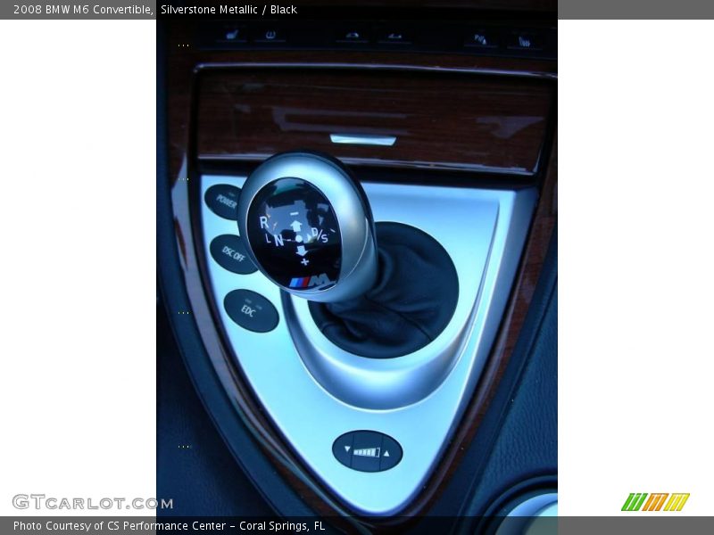 Silverstone Metallic / Black 2008 BMW M6 Convertible