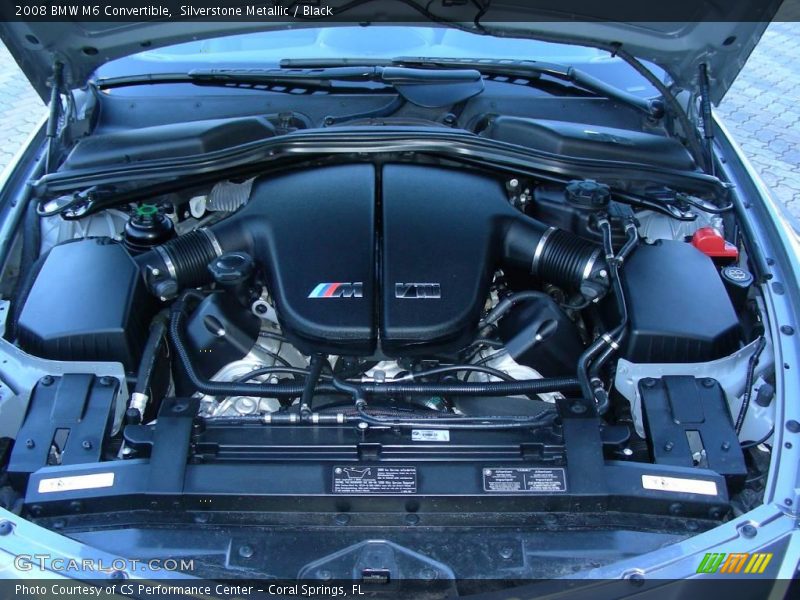 Silverstone Metallic / Black 2008 BMW M6 Convertible