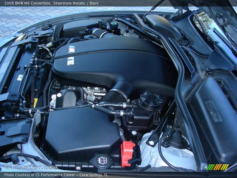 Silverstone Metallic / Black 2008 BMW M6 Convertible