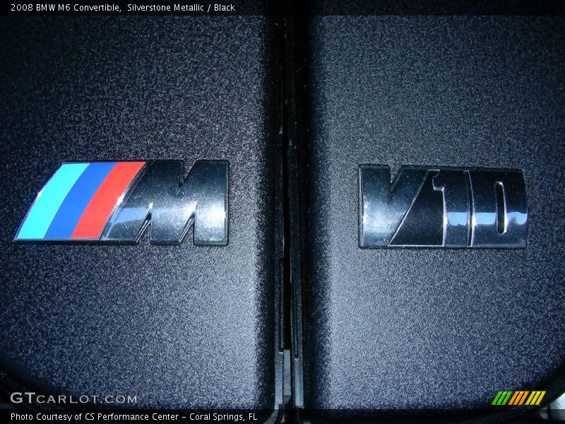 Silverstone Metallic / Black 2008 BMW M6 Convertible