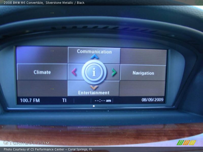 Silverstone Metallic / Black 2008 BMW M6 Convertible
