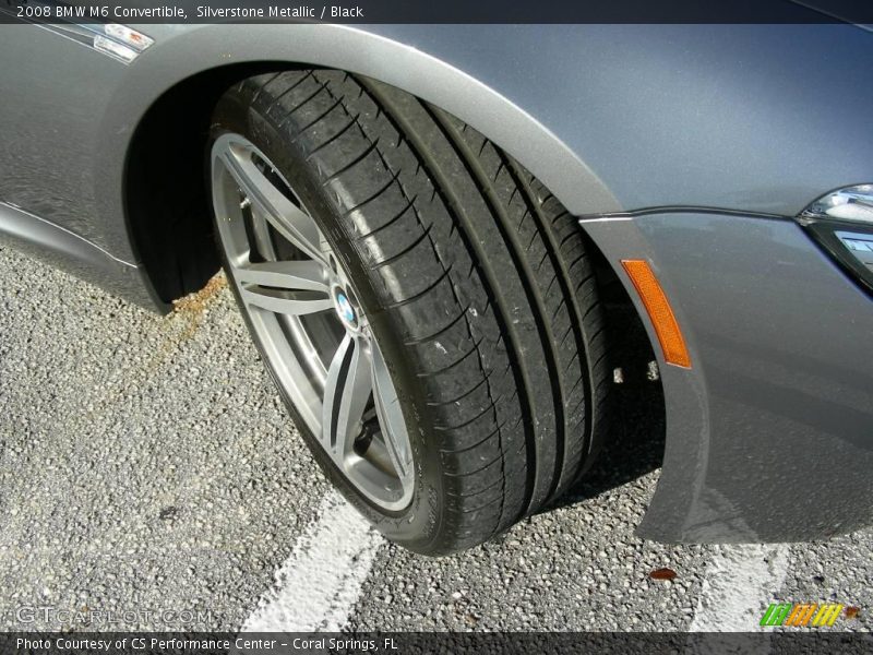 Silverstone Metallic / Black 2008 BMW M6 Convertible