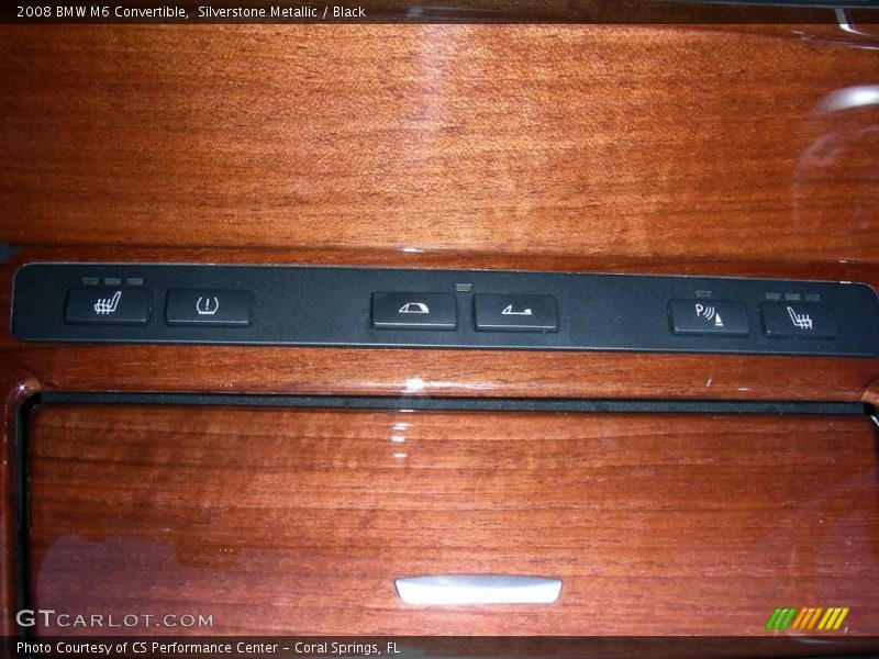 Silverstone Metallic / Black 2008 BMW M6 Convertible