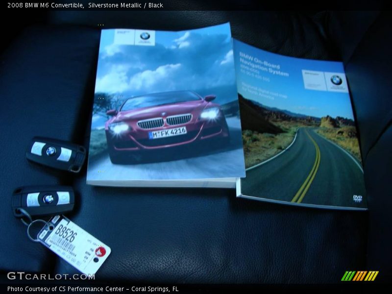 Silverstone Metallic / Black 2008 BMW M6 Convertible