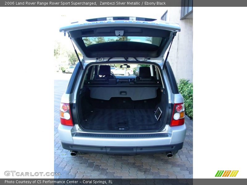 Zambezi Silver Metallic / Ebony Black 2006 Land Rover Range Rover Sport Supercharged