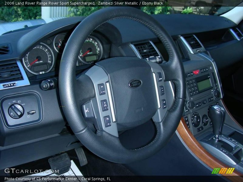 Zambezi Silver Metallic / Ebony Black 2006 Land Rover Range Rover Sport Supercharged