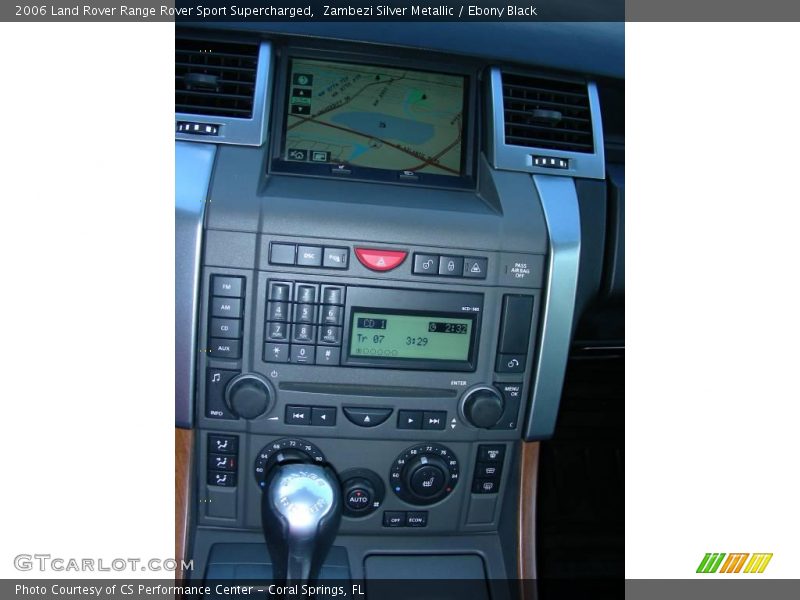 Zambezi Silver Metallic / Ebony Black 2006 Land Rover Range Rover Sport Supercharged