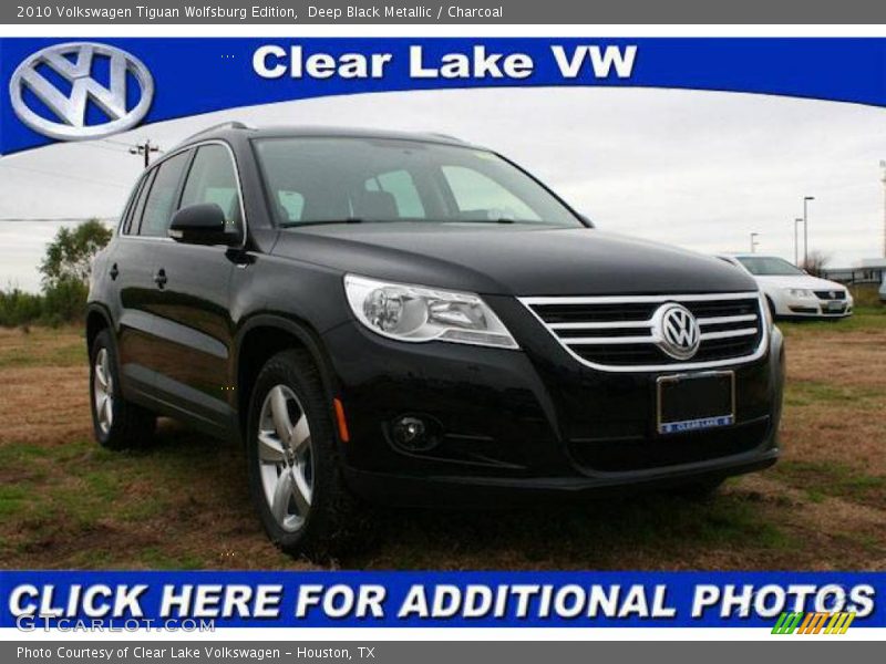 Deep Black Metallic / Charcoal 2010 Volkswagen Tiguan Wolfsburg Edition
