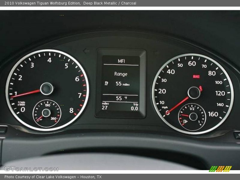 Deep Black Metallic / Charcoal 2010 Volkswagen Tiguan Wolfsburg Edition