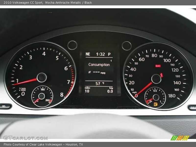 Mocha Anthracite Metallic / Black 2010 Volkswagen CC Sport