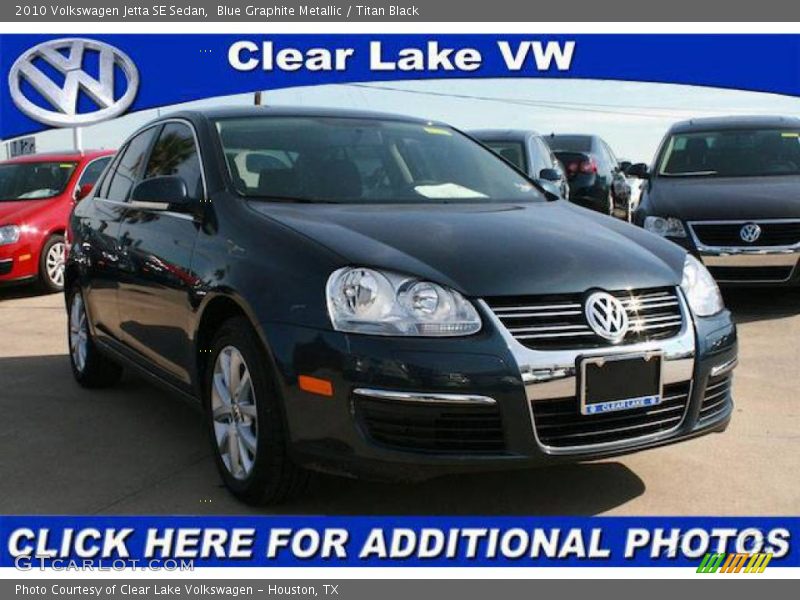 Blue Graphite Metallic / Titan Black 2010 Volkswagen Jetta SE Sedan