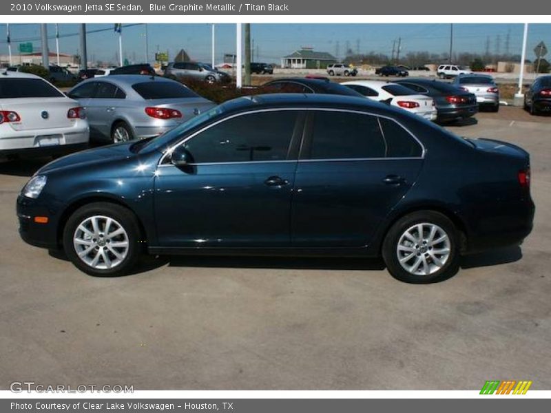 Blue Graphite Metallic / Titan Black 2010 Volkswagen Jetta SE Sedan
