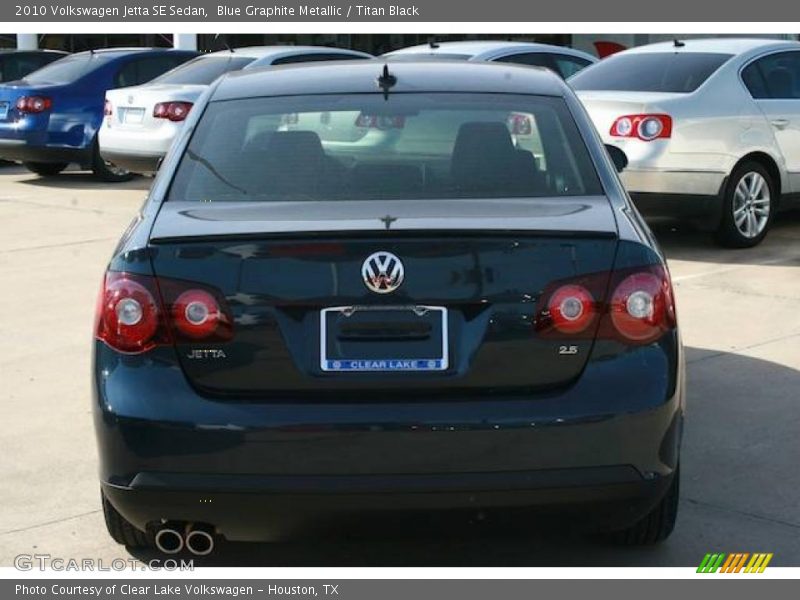 Blue Graphite Metallic / Titan Black 2010 Volkswagen Jetta SE Sedan