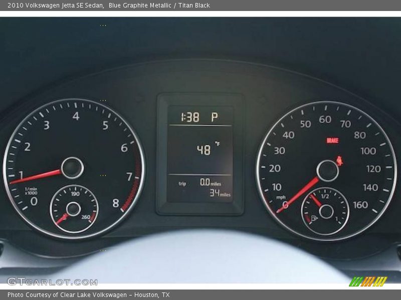 Blue Graphite Metallic / Titan Black 2010 Volkswagen Jetta SE Sedan