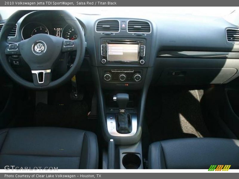 Salsa Red / Titan Black 2010 Volkswagen Jetta TDI SportWagen