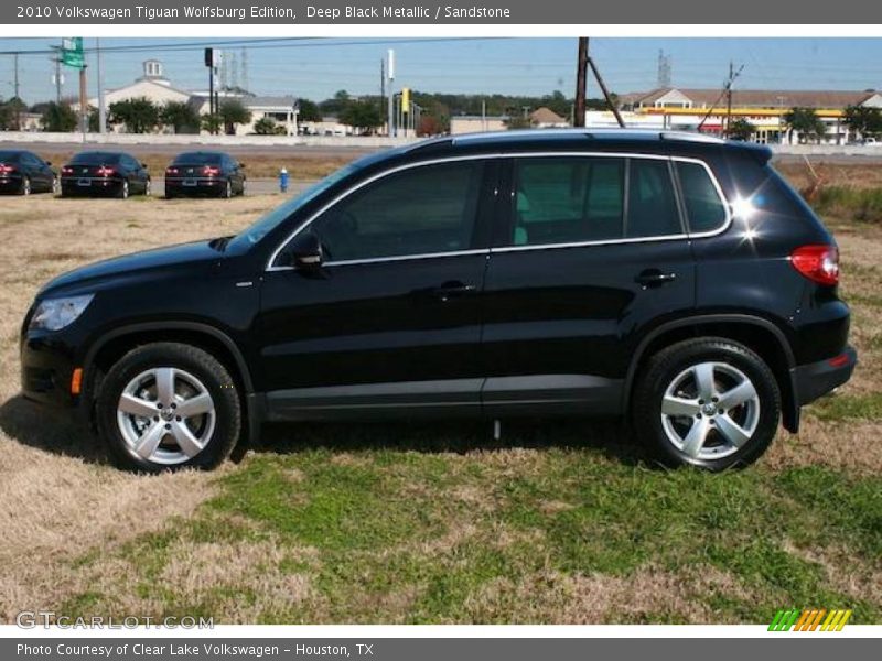 Deep Black Metallic / Sandstone 2010 Volkswagen Tiguan Wolfsburg Edition