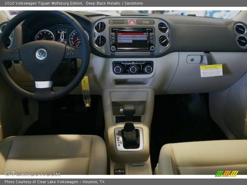 Deep Black Metallic / Sandstone 2010 Volkswagen Tiguan Wolfsburg Edition