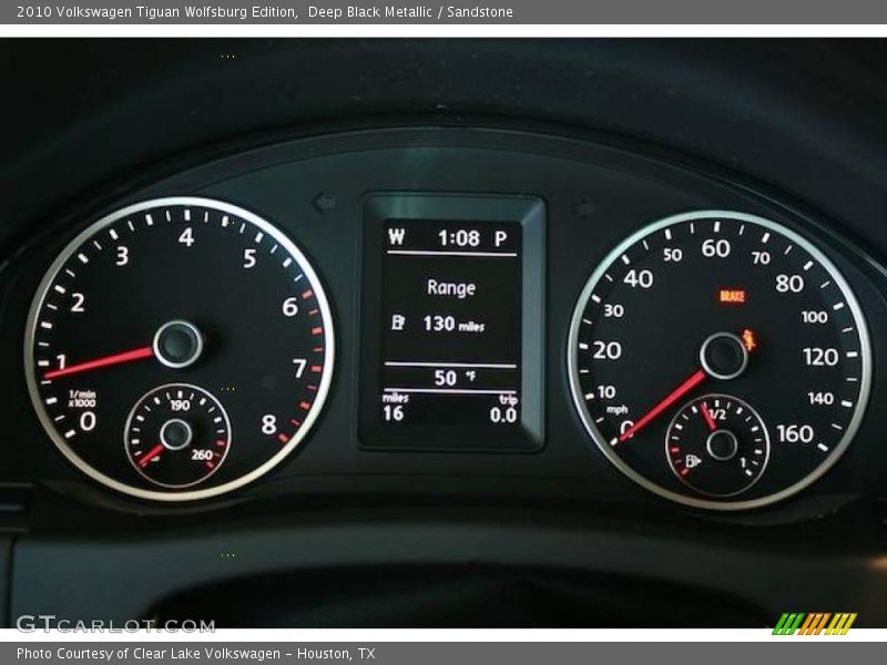 Deep Black Metallic / Sandstone 2010 Volkswagen Tiguan Wolfsburg Edition