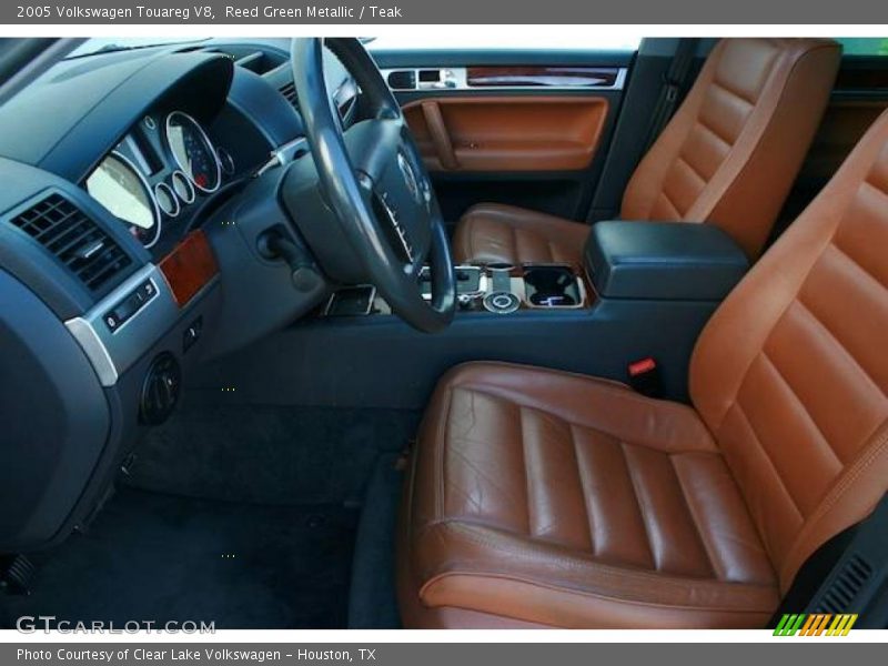 Reed Green Metallic / Teak 2005 Volkswagen Touareg V8