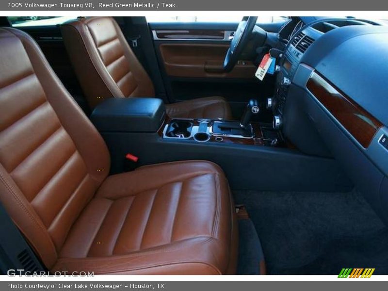 Reed Green Metallic / Teak 2005 Volkswagen Touareg V8
