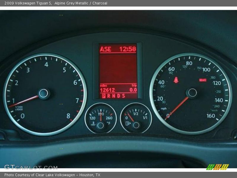 Alpine Grey Metallic / Charcoal 2009 Volkswagen Tiguan S