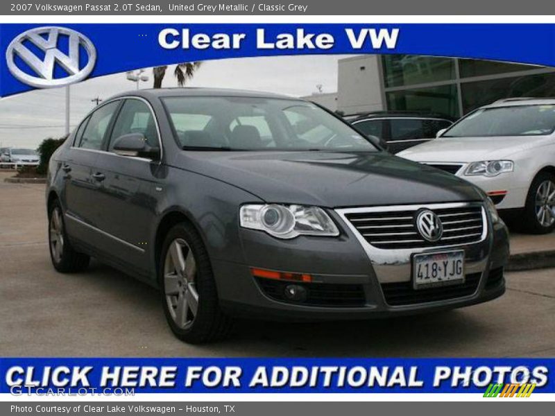 United Grey Metallic / Classic Grey 2007 Volkswagen Passat 2.0T Sedan