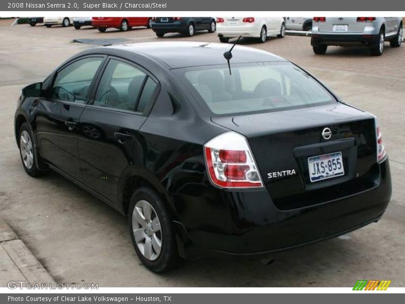 Super Black / Charcoal/Steel 2008 Nissan Sentra 2.0