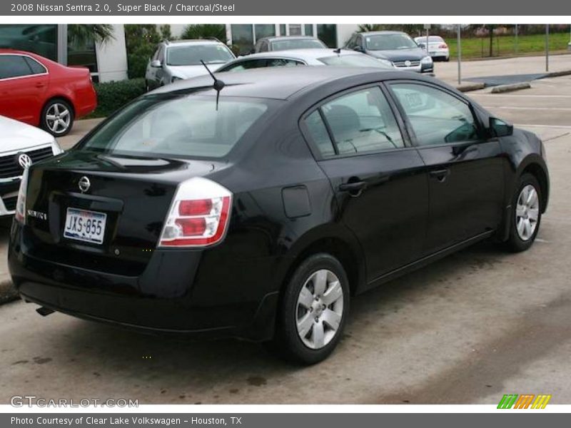 Super Black / Charcoal/Steel 2008 Nissan Sentra 2.0